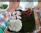 楽々チキン×れんこんきんぴら おにぎらず作り方6写真