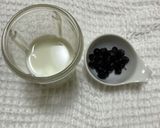マカとブルーベリーの飲むヨーグルト作り方1写真