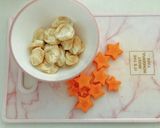 七夕に☆彡にんじんともち麩の煮びたし作り方1写真
