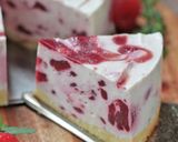 ラズベリーリボンのレアチーズケーキ作り方33写真