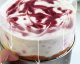 ラズベリーリボンのレアチーズケーキ作り方27写真