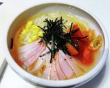 子ども向けラーメンスープの冷かけうどん作り方6写真