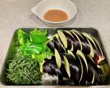 なすとピーマンと大葉の味噌炒め作り方1写真