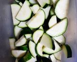 作業5分！レンジ副菜☆ズッキーニのナムル作り方1写真