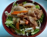 豚コマ焼肉丼作り方5写真