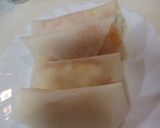 ぽんかんジャムとクリームチーズの春巻き♪作り方3写真