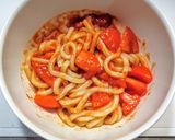相葉マナブ☆冷製トマト味噌うどん作り方4写真
