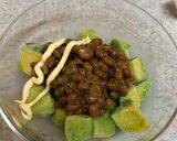 納豆かけアボガド作り方4写真