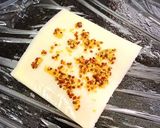 スライスチーズとスモークサーモンの前菜作り方3写真