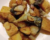 塩鯖をカレー味でガーリックソテー作り方7写真