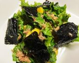 グリーンリーフとツナと海苔コーン和え♪作り方3写真