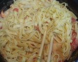 エビとホタテのトマトクリームパスタ✿作り方7写真