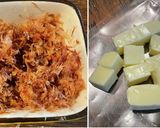 ほっこり♡チーズおかかおにぎり作り方1写真