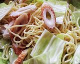 節約レシピ★ちくわとキャベツの塩焼きそば作り方4写真