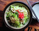 節約レシピ★ちくわとキャベツの塩焼きそば作り方6写真