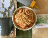 はばのりとすじ青のりのダブルのっけ丼①作り方2写真