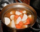 足てびちのおつゆ（おでん風）作り方10写真