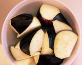 楽チン！ナスと納豆の冷製パスタ作り方1写真