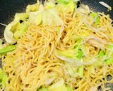 塩辛イカ焼きそば作り方2写真