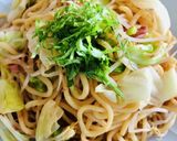 塩辛イカ焼きそば作り方3写真