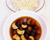 茄子と玉ねぎのつけ素麺作り方4写真