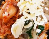 ホットサンドでビビンパ　キャンプ飯作り方5写真