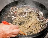 やんばる風！イカ墨パスタ作り方8写真