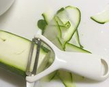 ズッキーニとちくわのマヨめんたい和え作り方1写真