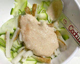 ズッキーニとちくわのマヨめんたい和え作り方4写真