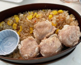 令和四年6月30日　とうもろこしご飯弁当作り方2写真