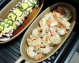 殻なしで食べやすいガーリックシュリンプ作り方5写真