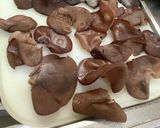 肉厚生キクラゲの食べるラー油和え作り方3写真