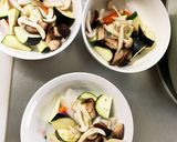 肉無豆腐茄子椎茸簡単ビビン麺味八宝菜風作り方8写真