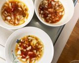 レンジ肉無豆腐ケチャップ丼味野菜炒め作り方5写真