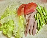 具沢山・キムチぶっかけ素麺作り方1写真