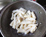 ヨウサマの減塩イカ＆青梗菜の搾菜味酢の物作り方4写真