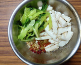 ヨウサマの減塩イカ＆青梗菜の搾菜味酢の物作り方7写真