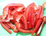 カレー粉が味噌♪夏野菜と焼ちくわの和え物作り方4写真