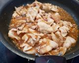 オニオンおろしの豚バラ丼作り方3写真