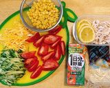 野菜ジュースでアレンジ☆減塩☆冷やし中華作り方1写真
