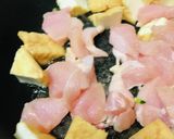 鶏肉の目玉焼きゴーヤーチャンプルー作り方1写真
