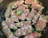 ズッキーニと大葉の豚肉巻き　チーズ絡め作り方6写真
