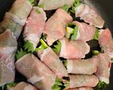 ズッキーニと大葉の豚肉巻き　チーズ絡め作り方7写真