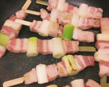 簡単！夏ビールに♪絶品串焼き豚ねぎま作り方2写真