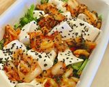 夏バテに効く!豆腐キムチサラダ作り方5写真