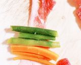 三度豆とにんじんの肉巻き作り方7写真