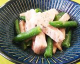 サラダチキンといんげんのごましゃぶ和え作り方6写真