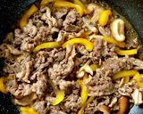 ご飯に合う♪牛肉とパプリカ椎茸の生姜煮作り方4写真
