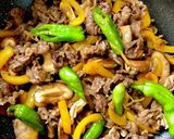 ご飯に合う♪牛肉とパプリカ椎茸の生姜煮作り方5写真