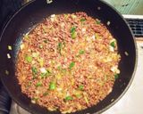 簡単☆チキン添え麻辣チャーハン作り方3写真